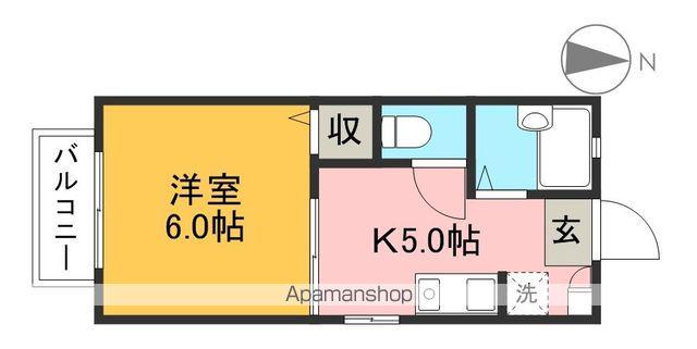 シャーメゾン愛宕(1K/1階)の間取り写真