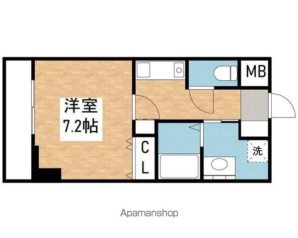 ラフォーレ千種(1K/5階)の間取り写真