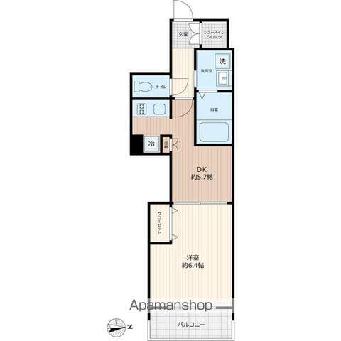 エステムプラザ名古屋駅前プライムタワー(1DK/8階)の間取り写真