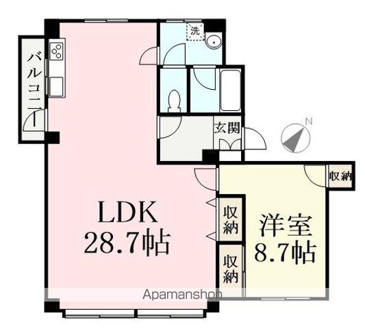 コーポISHIBA(1LDK/1階)の間取り写真