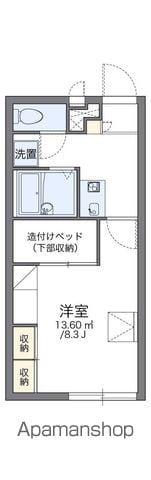 レオパレスHARU2(1K/2階)の間取り写真
