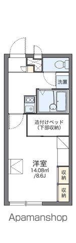 レオパレス暘谷(1K/2階)の間取り写真
