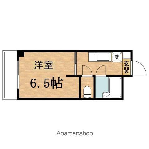 ニューハイム井上(1K/3階)の間取り写真