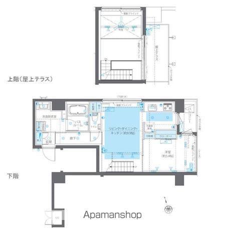 ZOOM広尾(1LDK/6階)の間取り写真