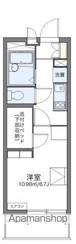 レオパレス広白岳(1K/3階)の間取り写真