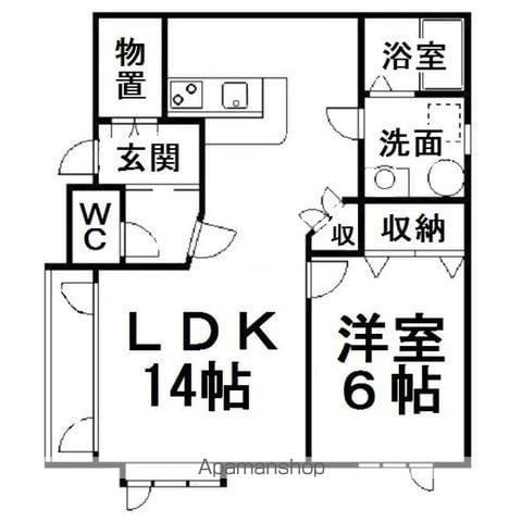 ABCSPIRE(1LDK/1階)の間取り写真