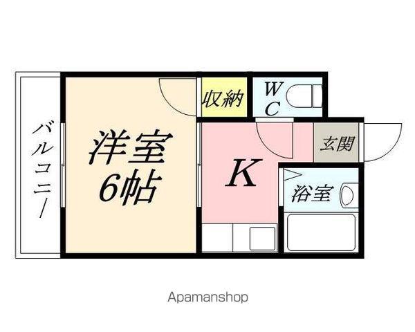 COMFORT HIROSEⅡ(1K/1階)の間取り写真