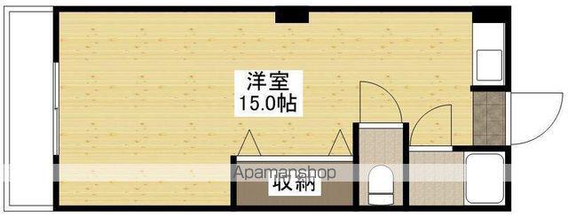 エイシンビルⅡ(ワンルーム/3階)の間取り写真