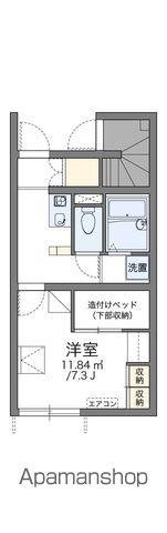 レオパレス賀庄3(1K/1階)の間取り写真