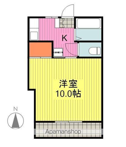 アメニティーマンションカネコ(1K/1階)の間取り写真