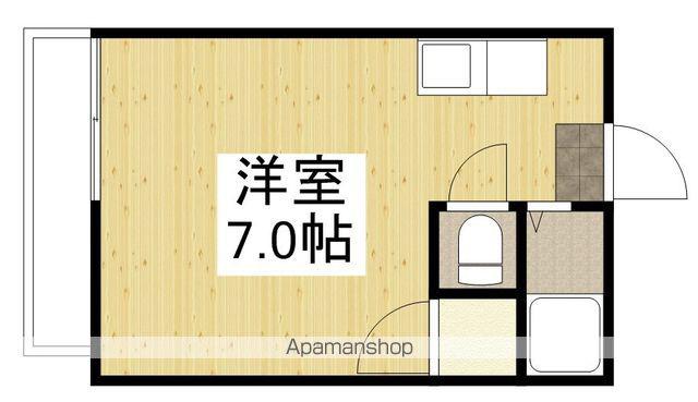 センチュリーハイツ(ワンルーム/2階)の間取り写真