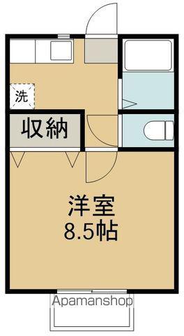 カームシュッセン(1K/2階)の間取り写真