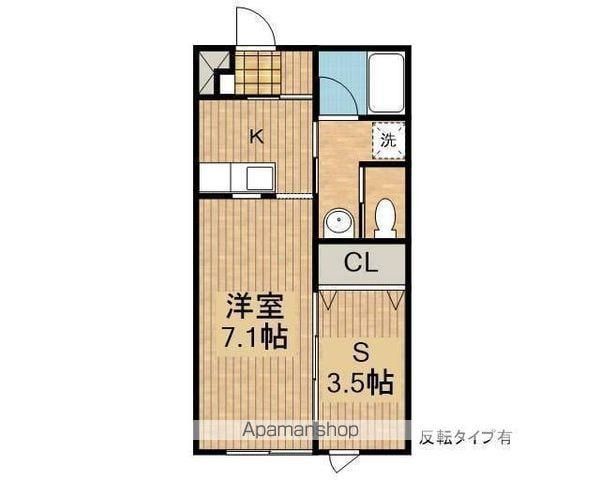 コーポ大光(1LDK/1階)の間取り写真