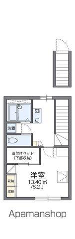 レオパレスイシハラⅠ(1K/2階)の間取り写真