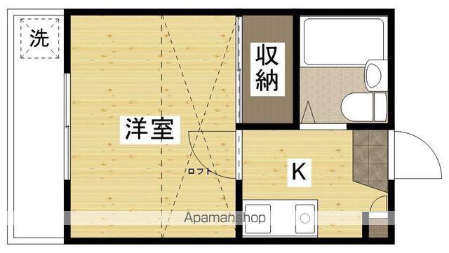 大竹レジデンス(1K/2階)の間取り写真