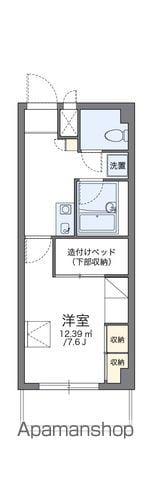 レオパレスHANAGURI(1K/5階)の間取り写真