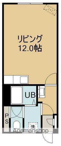 柏木ハイツ(ワンルーム/2階)の間取り写真