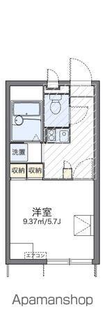 レオパレスルトゥール(1K/1階)の間取り写真