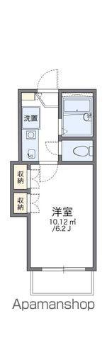 レオパレス藤枝田沼(1K/2階)の間取り写真