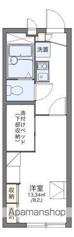 レオパレス北小畑(1K/2階)の間取り写真