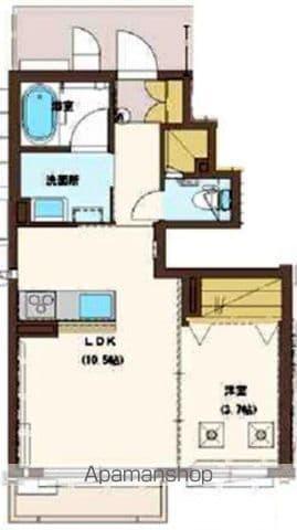 シャーメゾン シュロス(1LDK/1階)の間取り写真