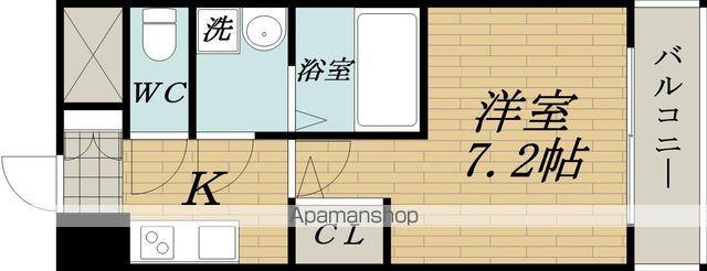S-RESIDENCE新大阪ウエスト(1K/12階)の間取り写真