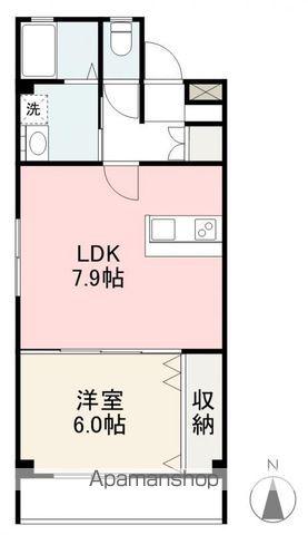 GRAND MANSION Ⅴ(1LDK/1階)の間取り写真