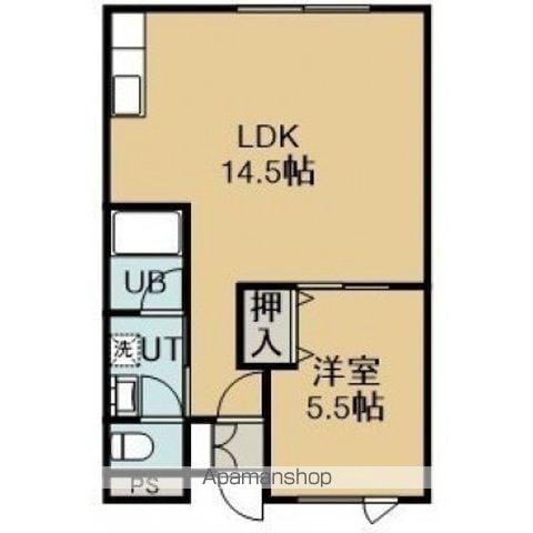 アーバンパレス214(1LDK/1階)の間取り写真