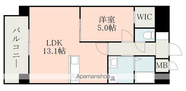 CHAINON大津(1LDK/7階)の間取り写真