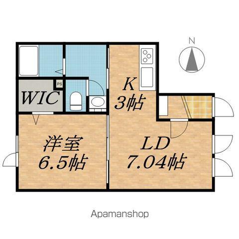 レジデンス アイ Ⅰ(1LDK/1階)の間取り写真