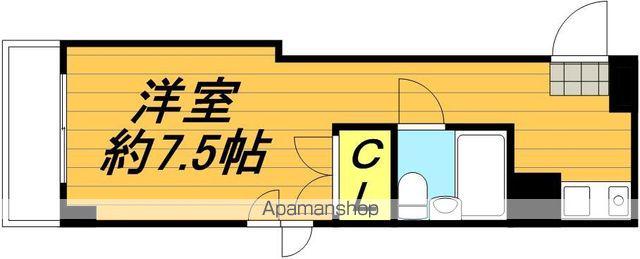 レジュエール戸田公園(ワンルーム/8階)の間取り写真