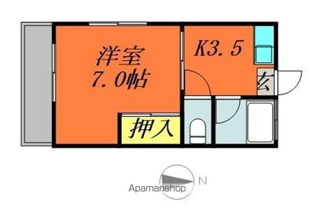 光ハイツ 2階階 間取り
