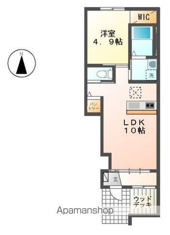 ALBAⅡ(1LDK/1階)の間取り写真