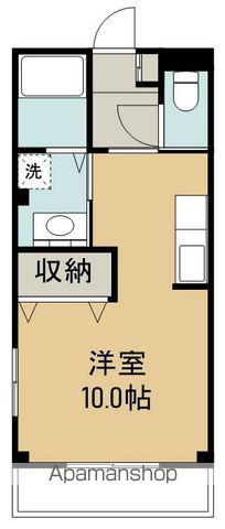 メゾンド ルージュ バレ(ワンルーム/2階)の間取り写真