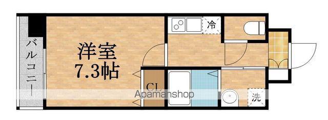 S・CUTE城東中央(1K/3階)の間取り写真
