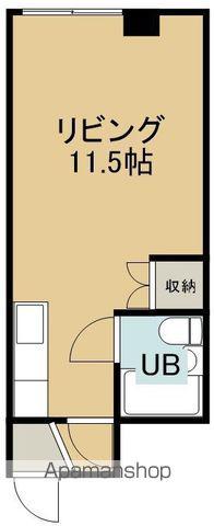 見晴ハイツ(ワンルーム/2階)の間取り写真