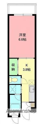 アメニティー湘南(1K/3階)の間取り写真