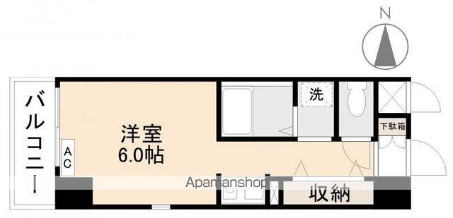 REXIS塩上(ワンルーム/4階)の間取り写真