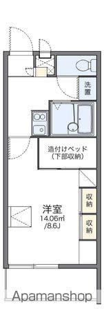 レオパレスクレール勝賀(1K/2階)の間取り写真