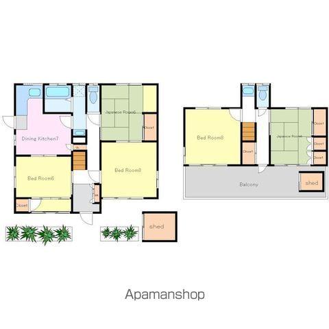 横須賀線 保土ケ谷駅 徒歩12分 2階建 築45年(5DK)の間取り写真
