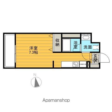 パークアクシス亀戸中央公園(ワンルーム/4階)の間取り写真