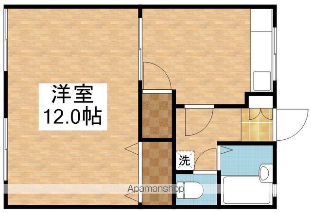 アピア信濃町(1K/1階)の間取り写真