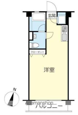 ザ オルタナ アパート(ワンルーム/3階)の間取り写真