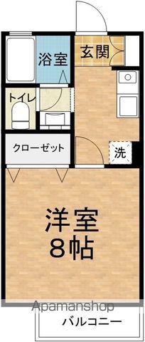 ハイツシャルマン(1K/2階)の間取り写真