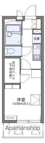 レオパレス住吉(1K/3階)の間取り写真