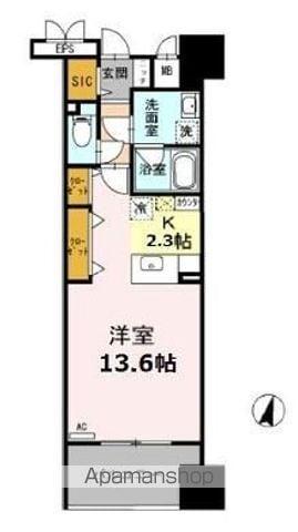 ロイヤルパークスシーサー南千住 2階階 間取り
