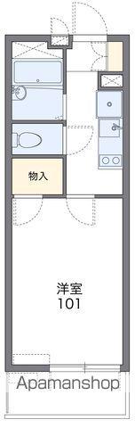 レオパレスサクセスファクター(1K/2階)の間取り写真