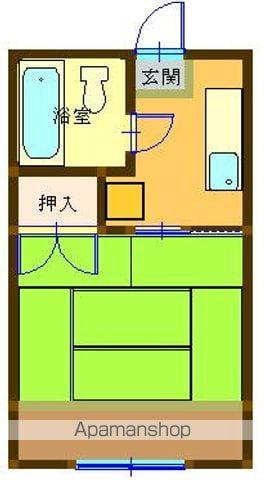 コーポ黒岩(1K/1階)の間取り写真