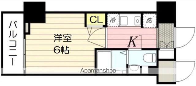N-STAGE 三郷(1K/11階)の間取り写真