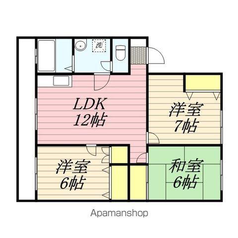 ミカハウス(3LDK/3階)の間取り写真